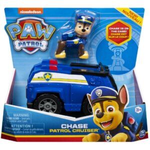Paw Patrol, Chase & the Police Cruiser Set for Kids Ages 3